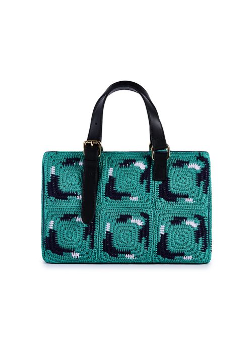 Borsa Frida Funny J03 Blu/Verde viamailbag | FRIDA FUNNY03